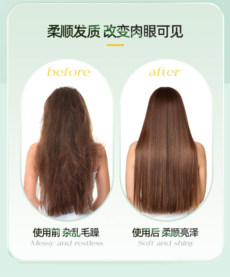 Wireless hair straightener, small USB charging portable travel hair curling and straightening dual-purpose wonder, mini cross-border lazy person hair straightening comb pic 11