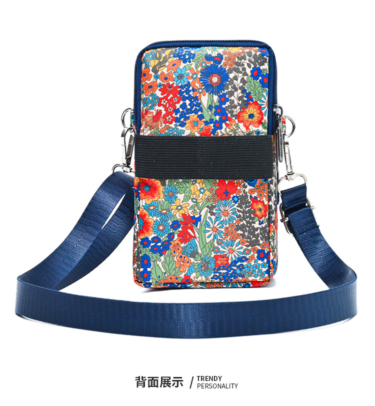 中年妈妈手机包手腕斜挎迷你小包包夏天百搭帆布包竖款零钱包便携详情30