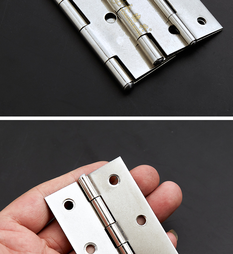 Stainless steel swing hinges for doors and Windows, 1-inch, 1.5-inch, 2-inch, 3-inch, 4-inch folding hinges for wooden boxes and bags pic 9