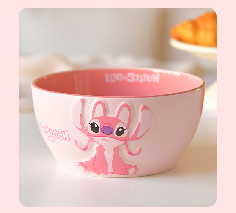 创意卡通6寸造型碗安琪饭碗史迪仔萌趣可爱家用餐具碗跨境批发详情13