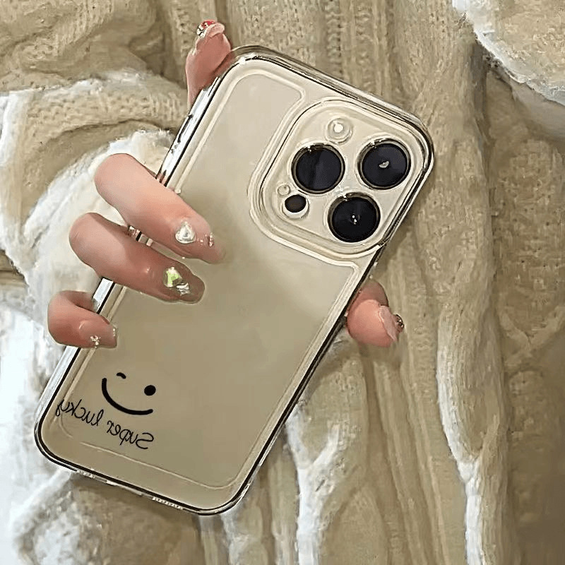 幸运笑脸适用苹果16PROMAX手机壳iPhone15防摔14软壳13简约12全包详情2