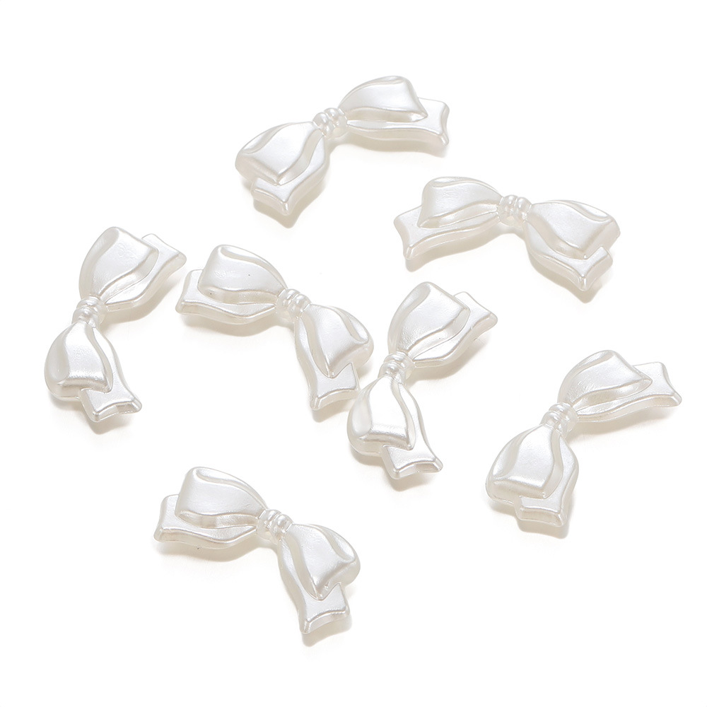 ABS仿珍珠 巴洛克风花朵仙人掌蝴蝶结 奶油胶diy手工串珠耳环配饰详情31