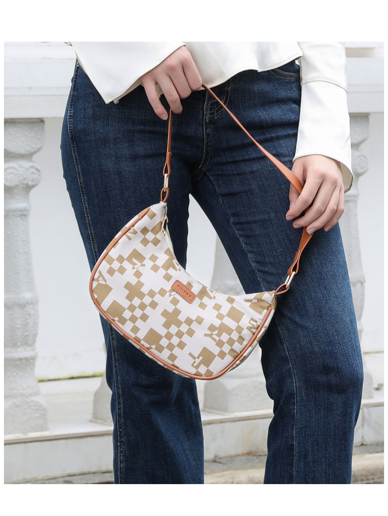 夏季新款女士时尚单肩包简约通勤风尚手提包高级感大容量腋下包详情12