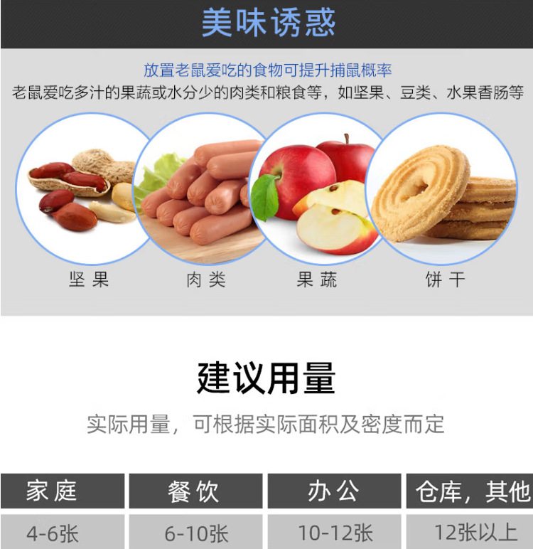 粘鼠毯灭鼠魔毯1.2米强力捕鼠陷阱老鼠贴家用无纺布粘鼠板厂家详情15