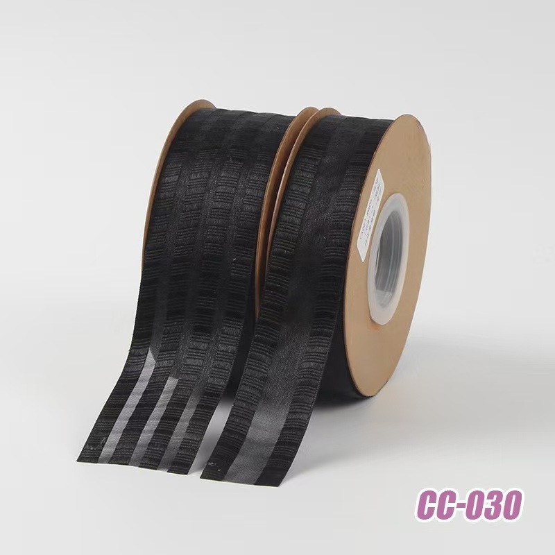 Versión coreana hilo de tira ropa juguetes accesorios tocado paquete de regalo arco cinta venta directa de fábrica 50 yardas por rollo pic 10