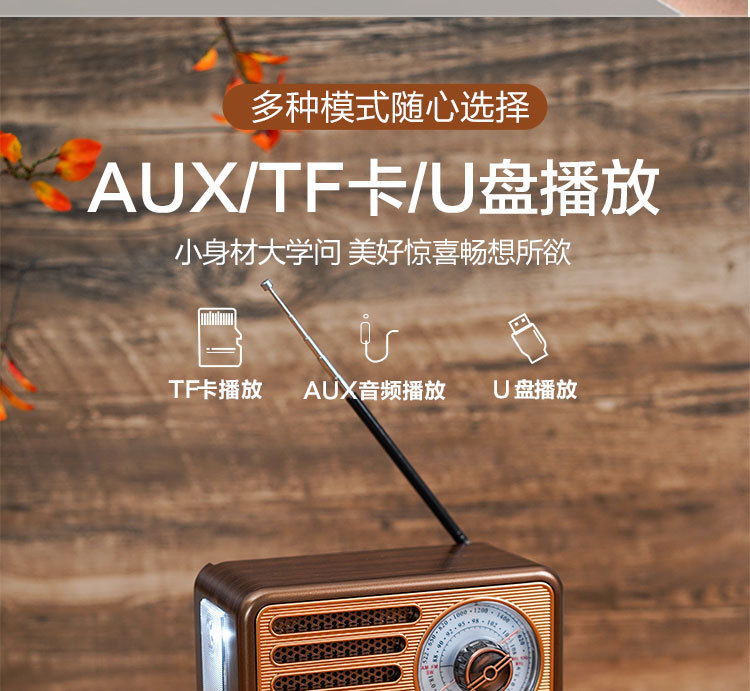 Деревянный беспроводной bluetooth-усилитель, подключенный к сотовому телефону на открытом воздухе, акустический сабвуфер fm pic 12