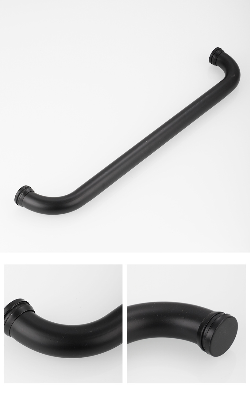 厂家304淋浴房拉手 酒店浴室玻璃门把手 大门推拉门不锈钢拉手详情42