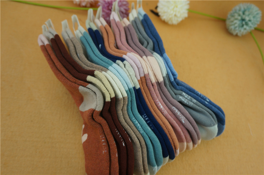 哈呗熊娃新品冬季宝宝毛巾袜毛圈袜儿童保暖婴儿学生袜子详情4