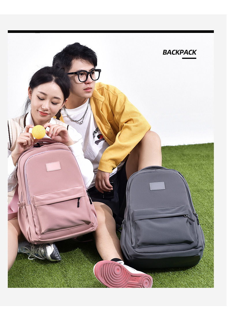 双肩包设计感小众学生初中生大容量日系韩版书包潮流时尚背包双肩详情15
