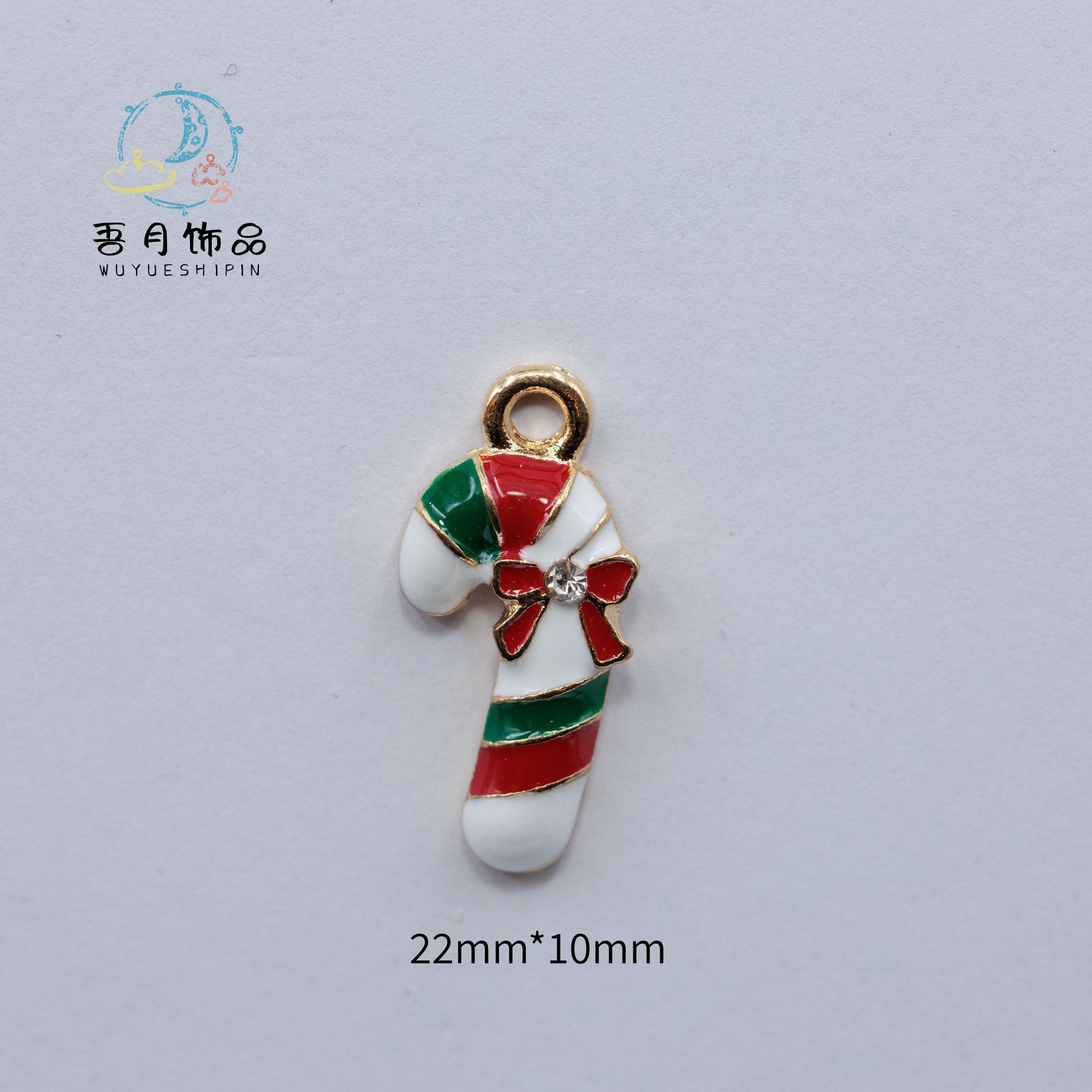 大量圣诞系列合金滴油配件挂件吊坠DIY跨境麋鹿雪花胸针别针装饰详情26