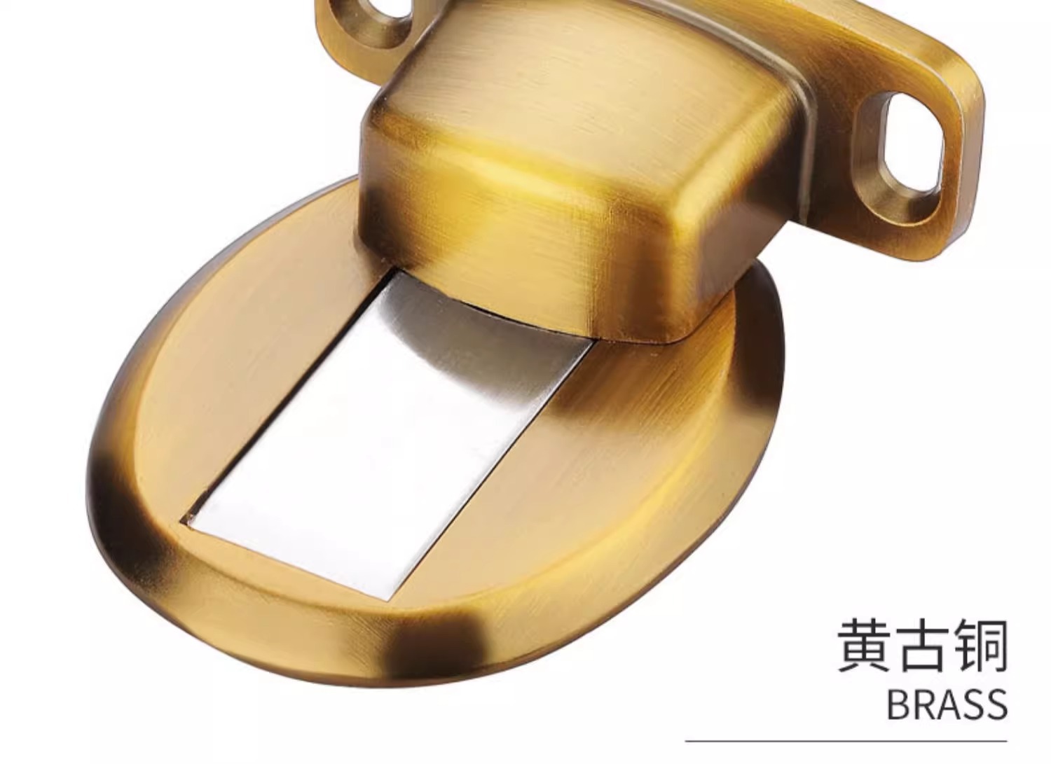 Non-perforated door, floor attraction, strong magnetic anti-collision, silent door, door stop, household bathroom door top door, bedroom door blocking pic 17