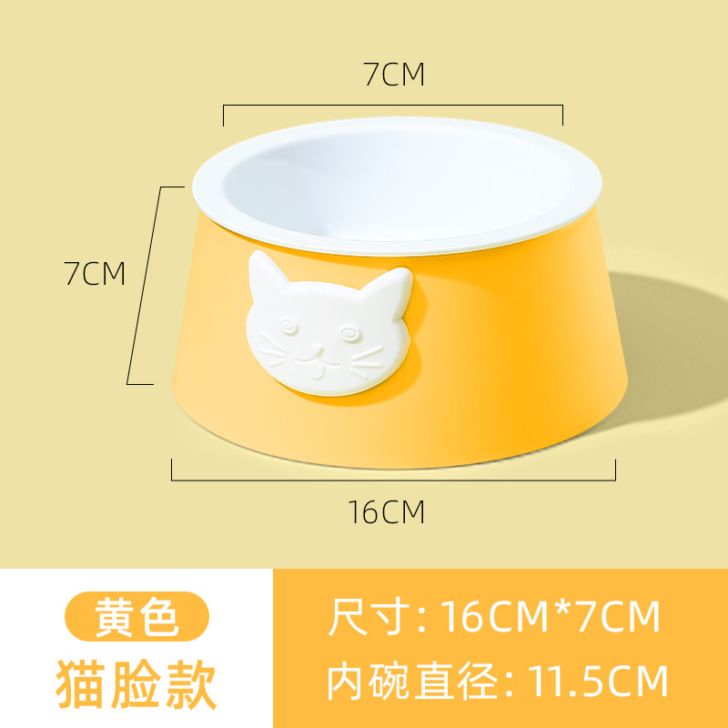 宠物卡通猫碗护颈椎狗狗食具防打翻食品级材质狗碗防陶瓷宠物碗详情19