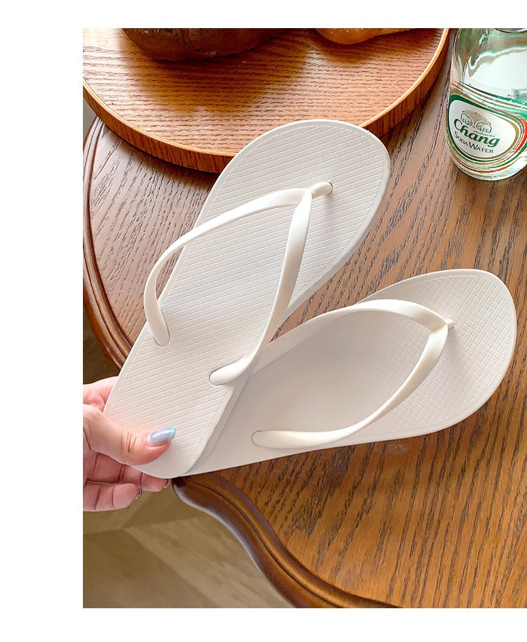 2025新款黑色人字拖女夹脚凉拖鞋女夏季外穿防滑平底跟沙滩鞋批发详情12