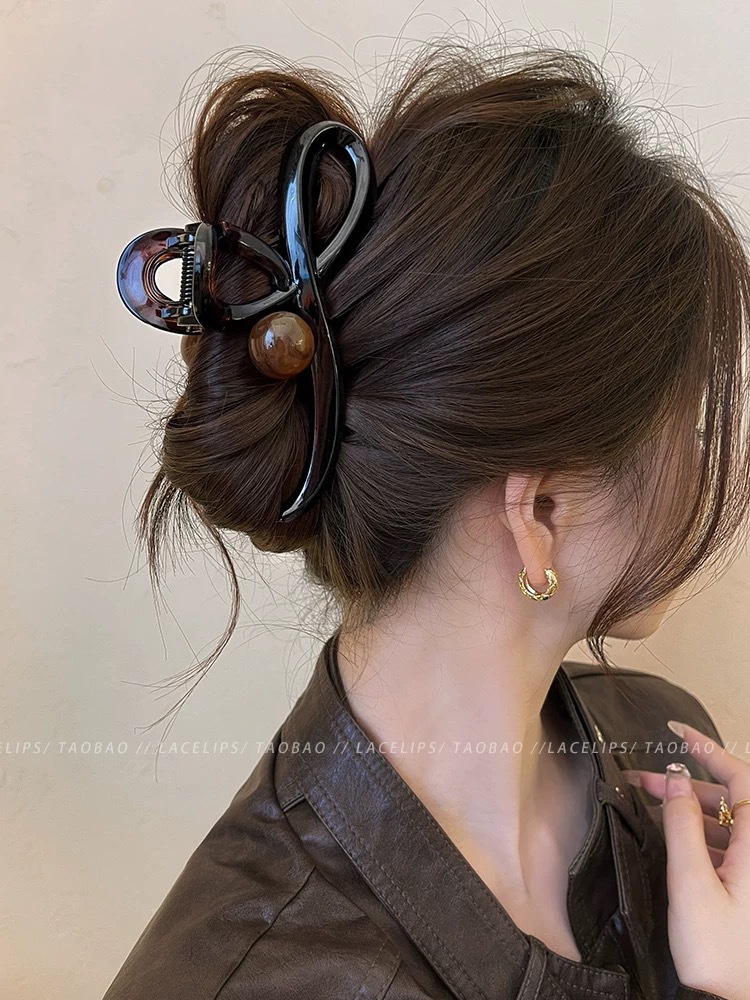 Early spring accessories: flower-shaped hairpins, large female hairpins, large hair volume at the back of the head, shark hairpins, popular hairpins, pearl hairpins, headwear pic 13