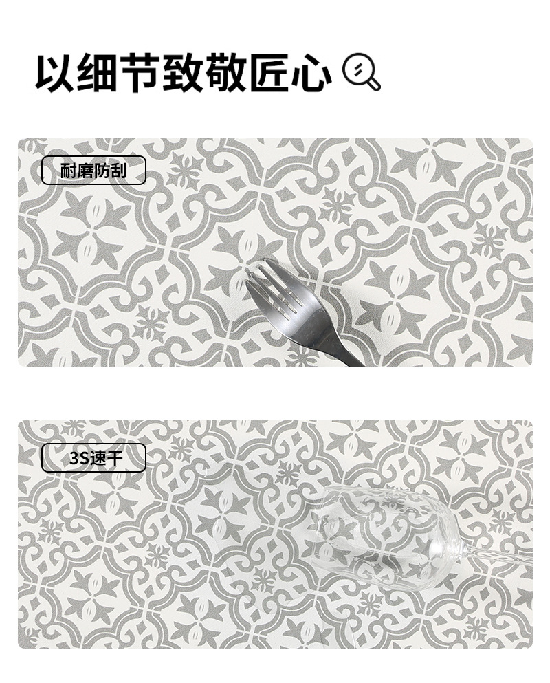 厨房台面沥水垫硅藻泥桌面隔热垫吧台垫子餐垫咖啡机吸水垫跨境详情14