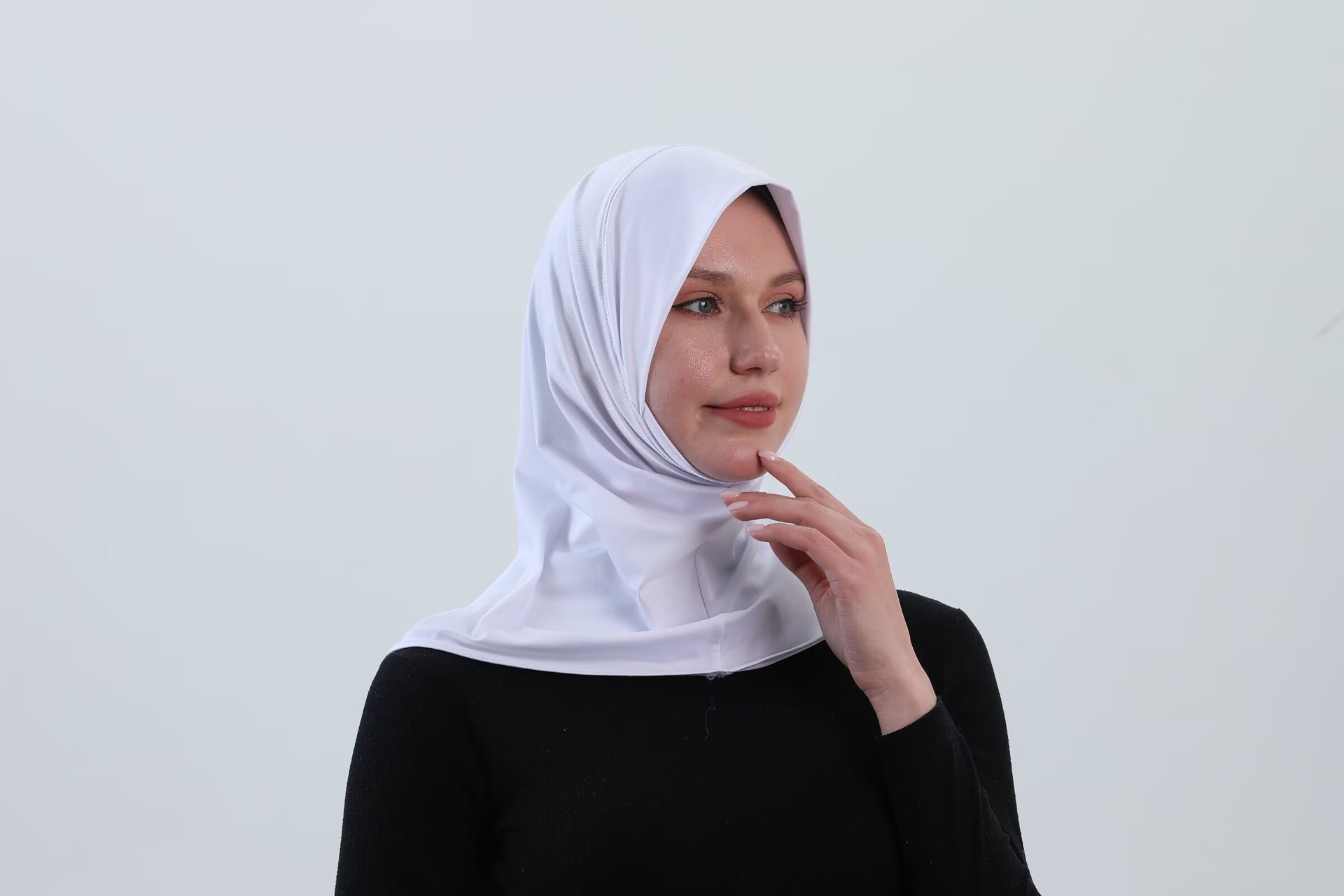 Молочный шелковый фиксатор с неподвижной челюстью pic 8