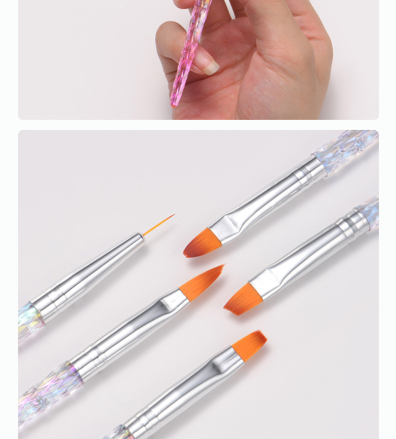 跨境新款美甲笔刷套装拉线彩绘花点钻光疗工具全套美甲店专用美容护肤彩妆工具详情18