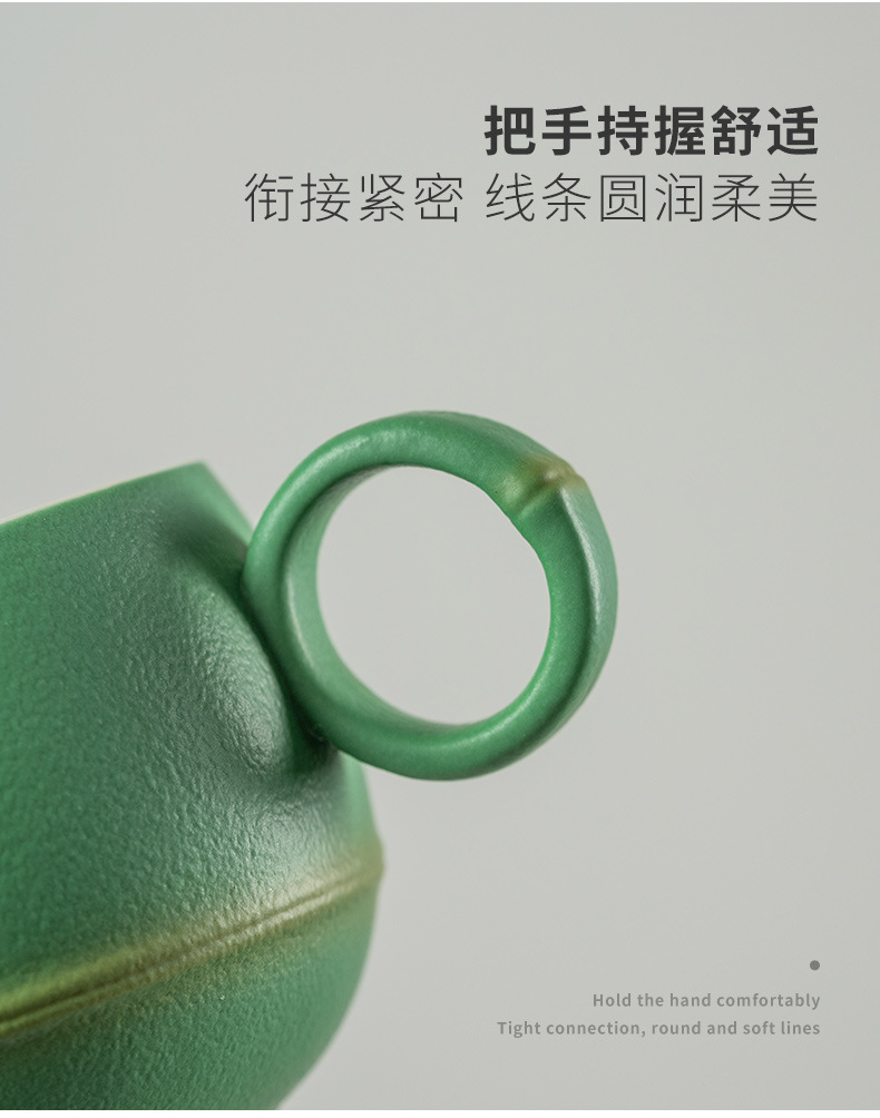 ins风熊猫马克杯陶瓷茶杯茶水分离杯创意杯过滤办公杯带盖咖啡杯详情14