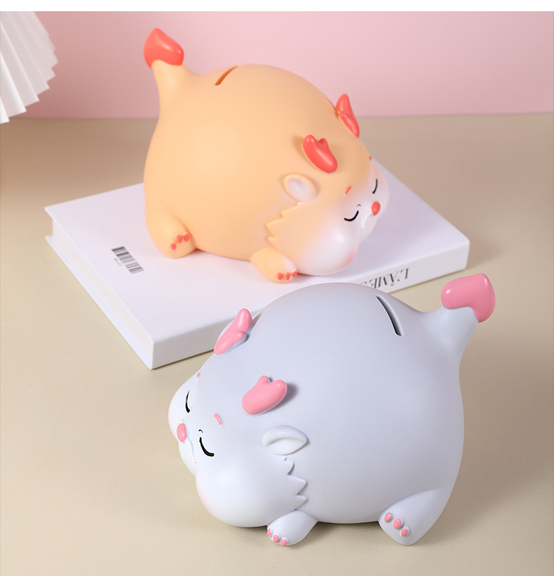 新款龙年生肖儿童储蓄罐 可进可出设计 3-10岁培养存钱习惯 搪胶材质安全无毒 存钱罐儿童礼物详情19