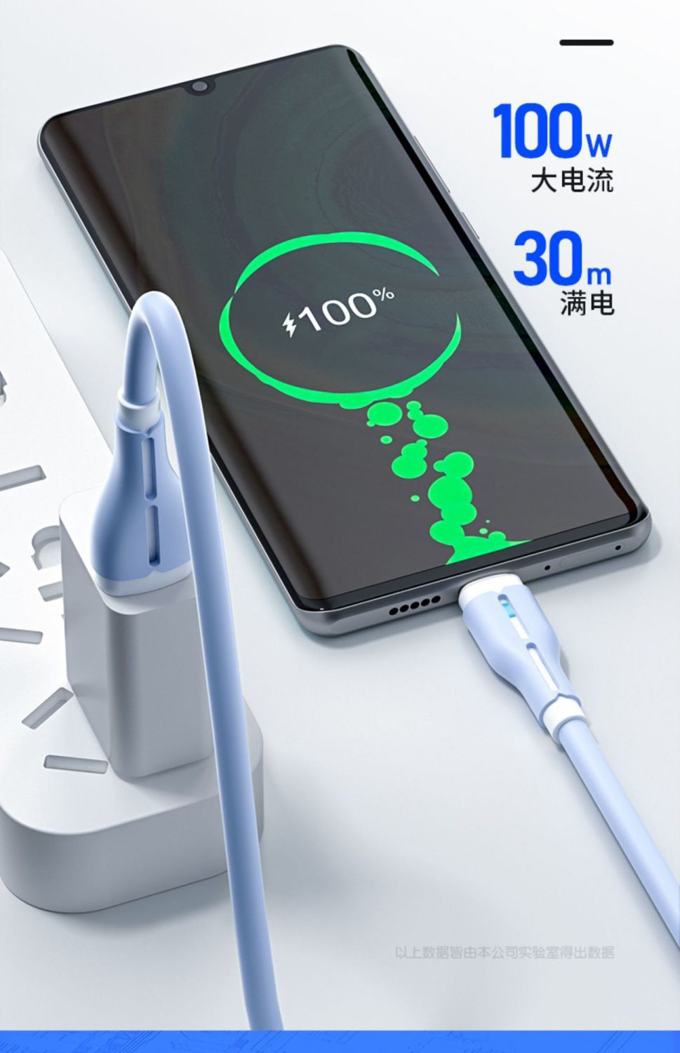 120W快充双Typec数据线PD适用苹果15/14华为荣耀安卓6A闪充电器线详情7