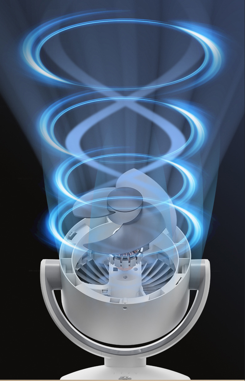 Air circulation fan, household electric fan, desktop portable oscillating low-noise, student dormitory desktop office circulation fan M142 pic 12