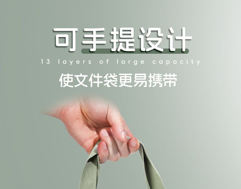 A4 high appearance level multi-layer transparent thickened document bag, large capacity test paper holder, storage book folder, portable organ bag pic 6