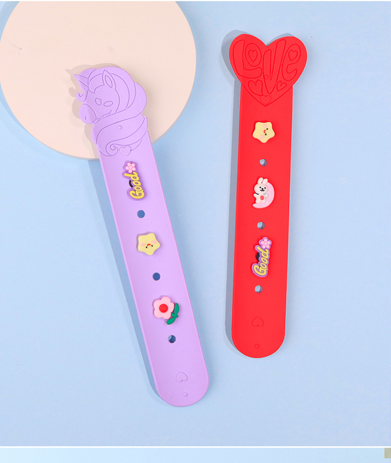 创意新款美人鱼圈个性DIY硅胶洞洞手环礼品小礼物拍拍批发手链详情14