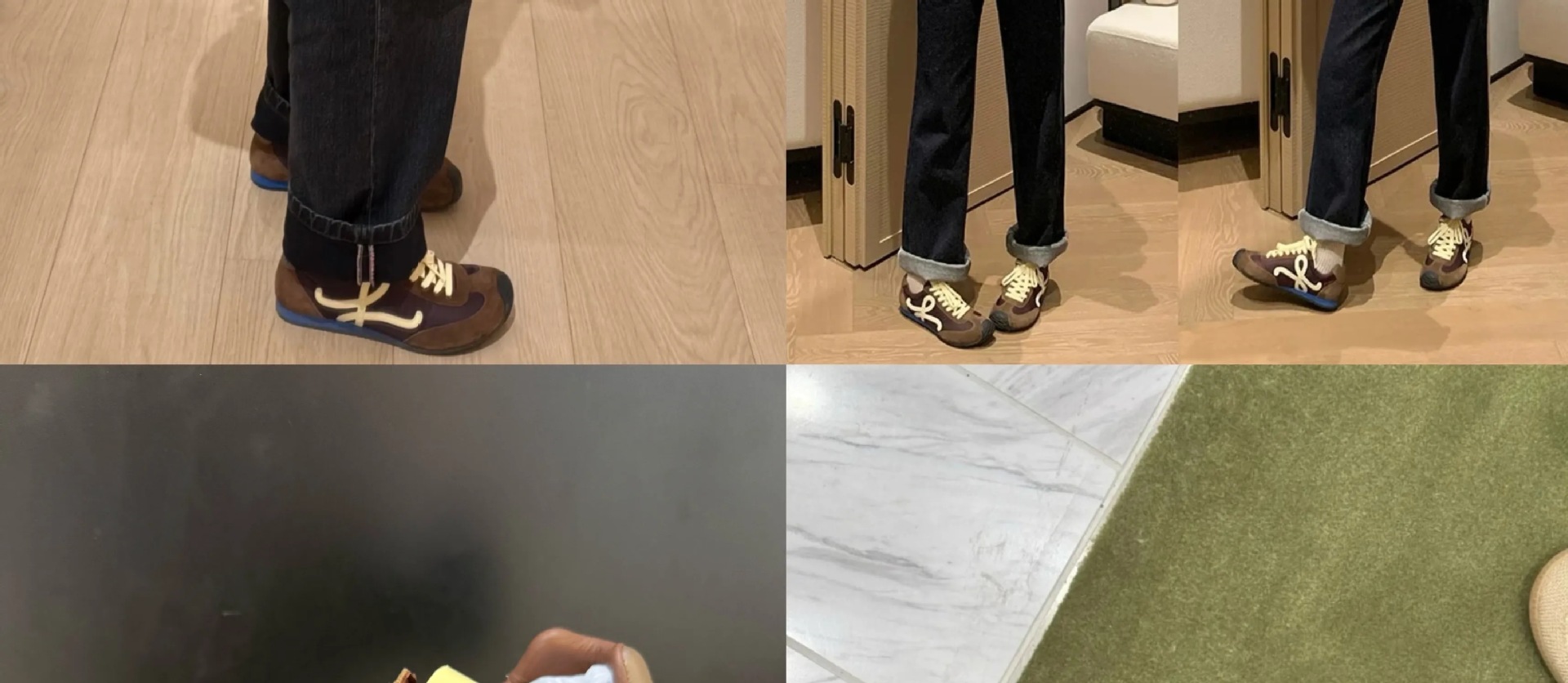 苏茵茵内增高阿甘鞋女2025新款歪头德训女鞋系带休闲鞋真皮德训鞋详情37