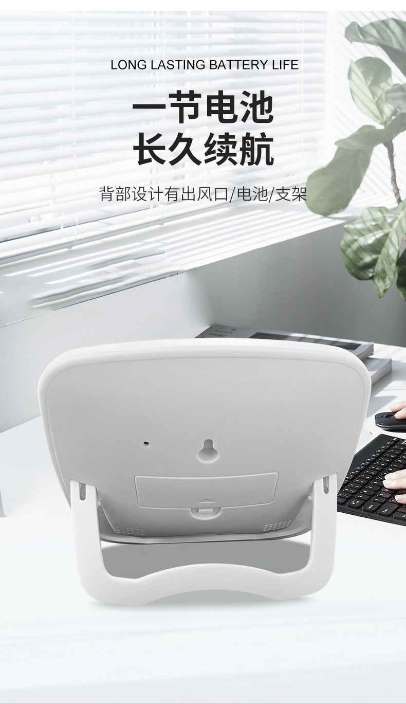 背光温湿度计家用室内高精准度数显表带时间日期婴儿房壁挂温度表详情12