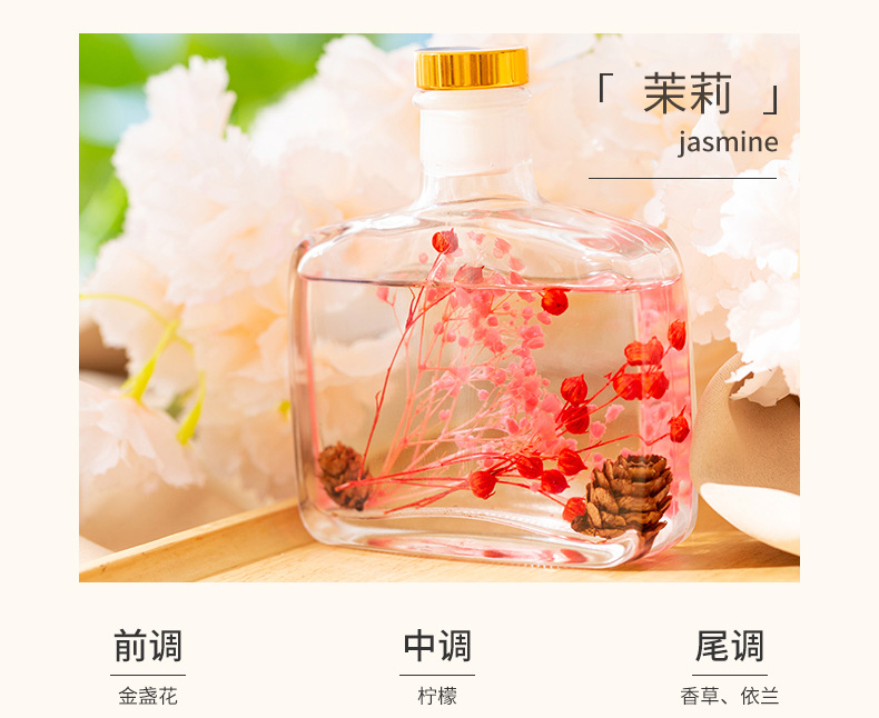 水中花无火香薰家用厕所室内持久散香空气清新剂香氛摆件厂家批发详情19