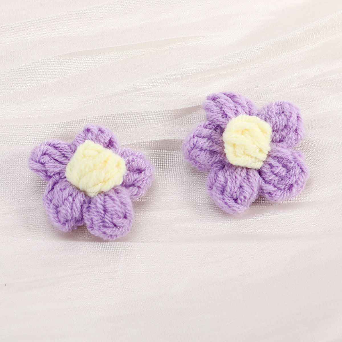 Cute handmade choux pastry, cotton, wool, thread, flower diy accessories, corsages, clothing accessories, bag pendants materials pic 15