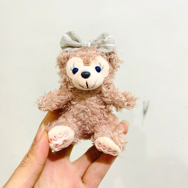 网红雪莉玫毛绒挂件公仔女可爱书包包挂饰玩偶小熊玩具钥匙扣礼物详情12