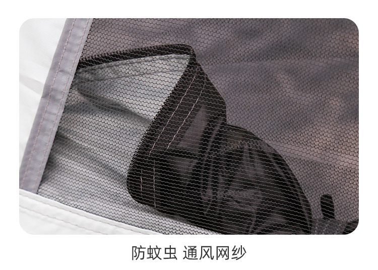 盛源秋日野营自动速开公园帐篷带门厅涂银黑胶户外露营帐篷套装详情27