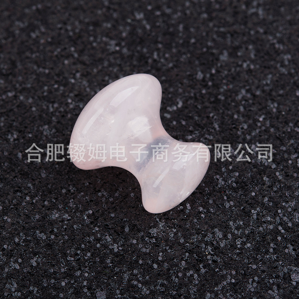 粉晶玉石厂家刮痧板粉水晶绿东陵面部脸部美容刮痧颈椎腿部全身详情25