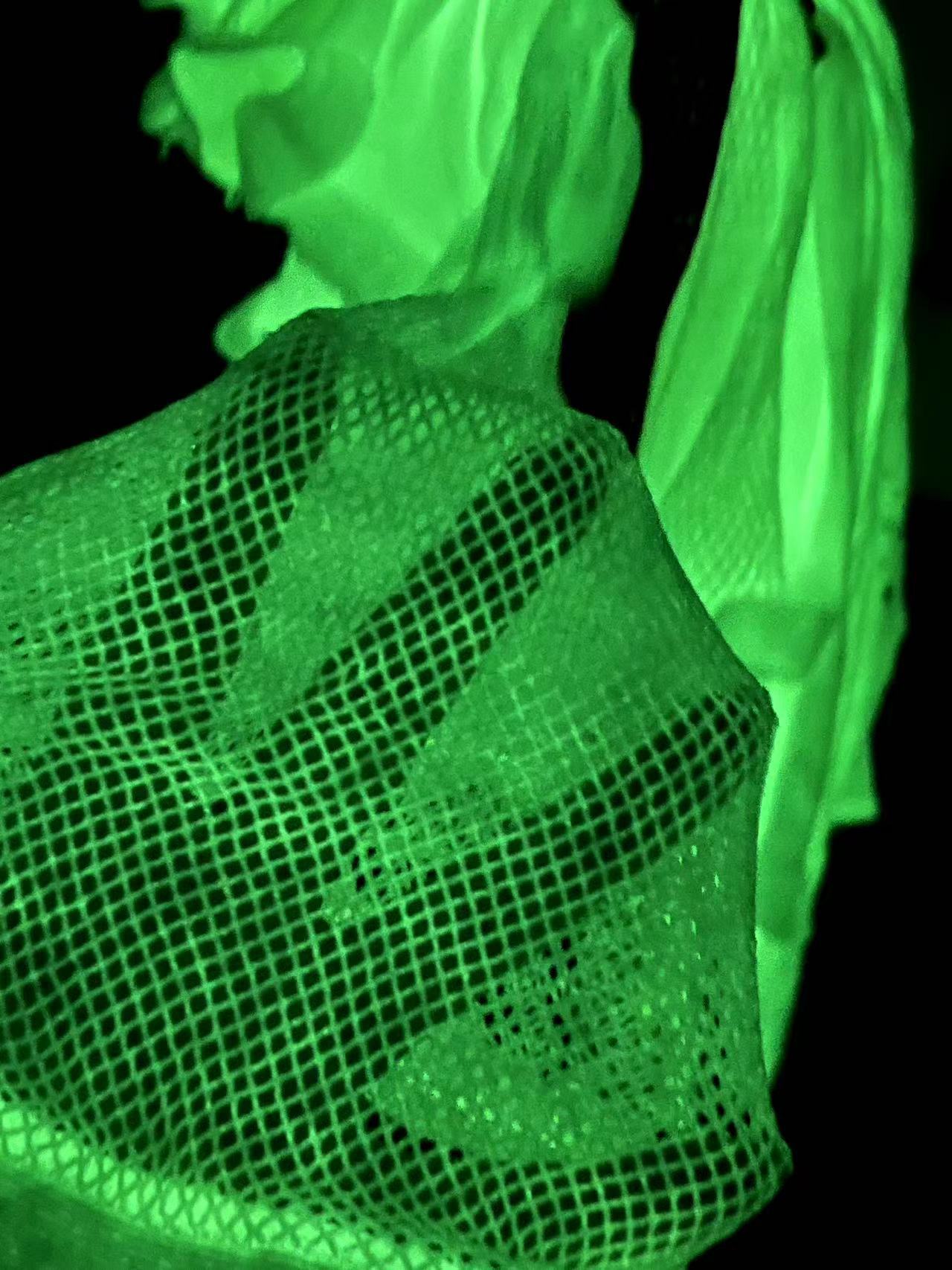夜光渔网袜黑暗发光丝袜反光镂空性感情趣连裤袜夜店荧光袜夜光袜详情4