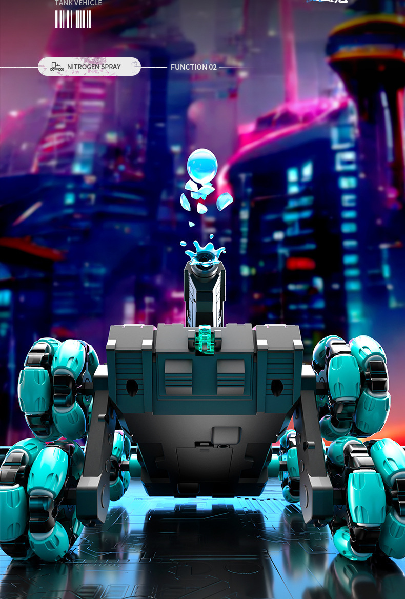 遥控坦克六轮特技车2.4G手势感应变形攀爬越野遥控车儿童玩具FCC详情8