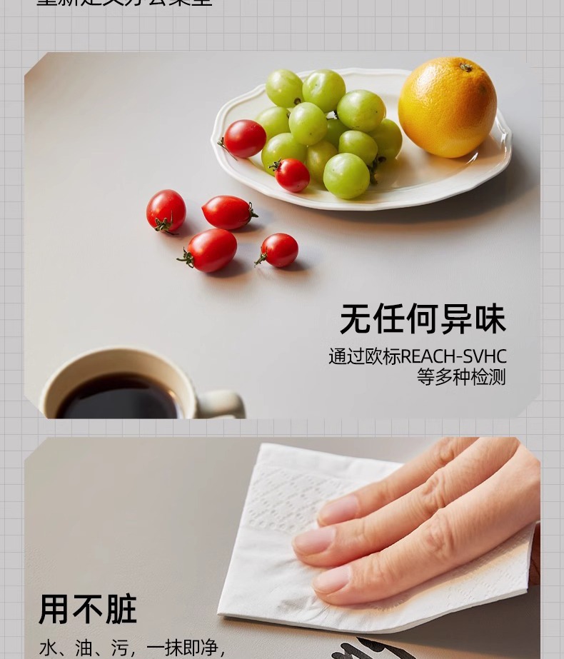 加厚电脑桌垫办公笔记本键盘桌面超大号鼠标垫防水防油免洗书桌垫详情7
