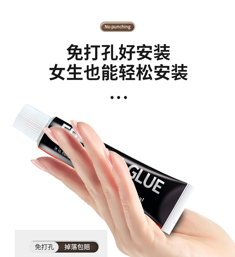 电动牙刷置物架卫生间壁挂家庭漱口杯架子免打孔牙杯牙具收纳套装详情24