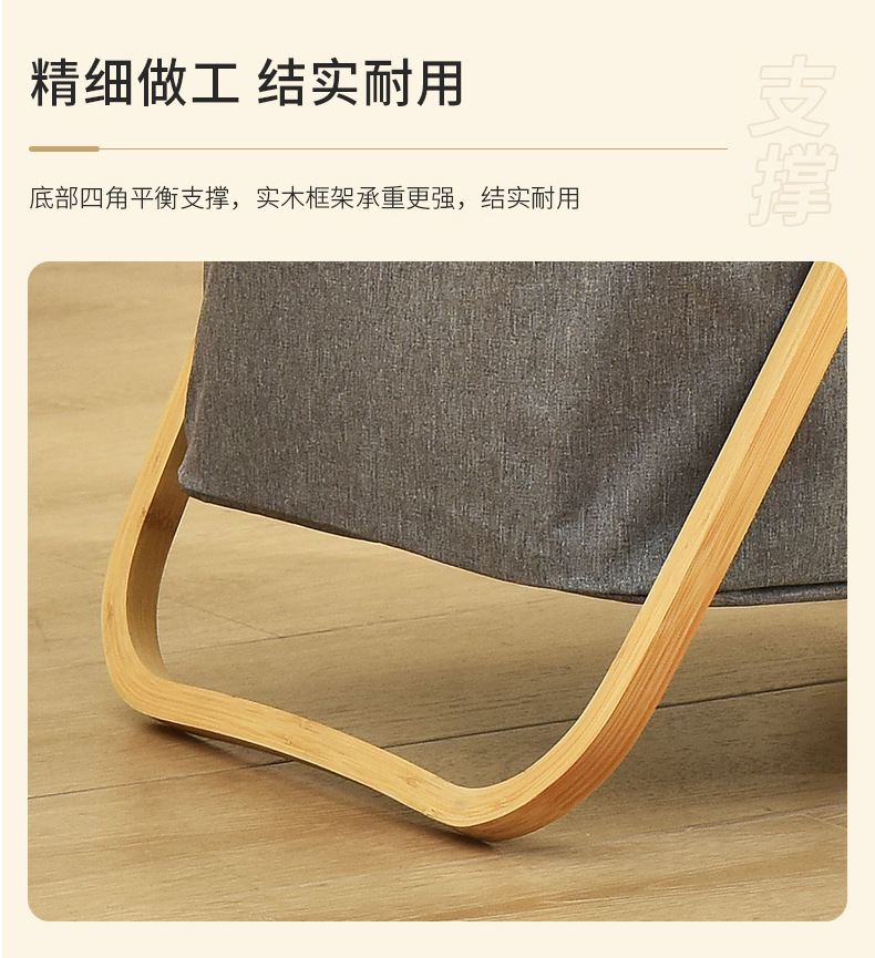 阳离子X型脏衣篓牛津布带盖折叠脏衣篮北欧家居日用收纳筐批发详情8