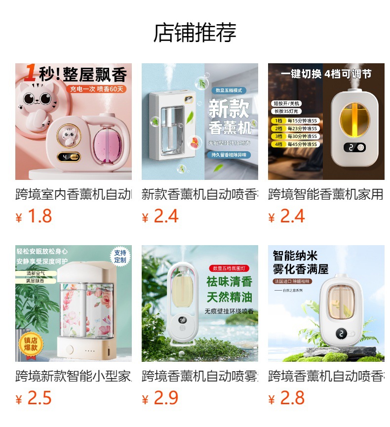 跨境室内香薰机自动喷香机房间持久留香空气加湿器空气清新喷雾详情1