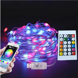led lights, star lights, decorative atmosphere lights, Christmas copper wire lights, LED light strings, small lights, flower bouquets, camping bulb light strings pic 2