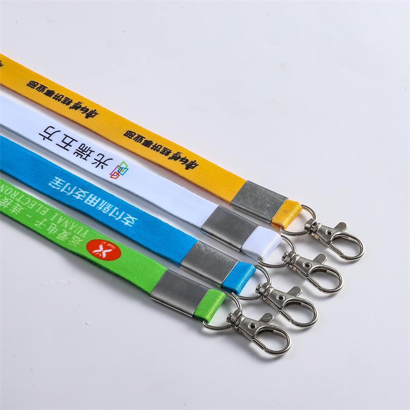 Customized heat transfer name tag lanyards, custom-made ID lanyards, exhibition PVC name tag lanyards, and logo printing from manufacturers pic 8