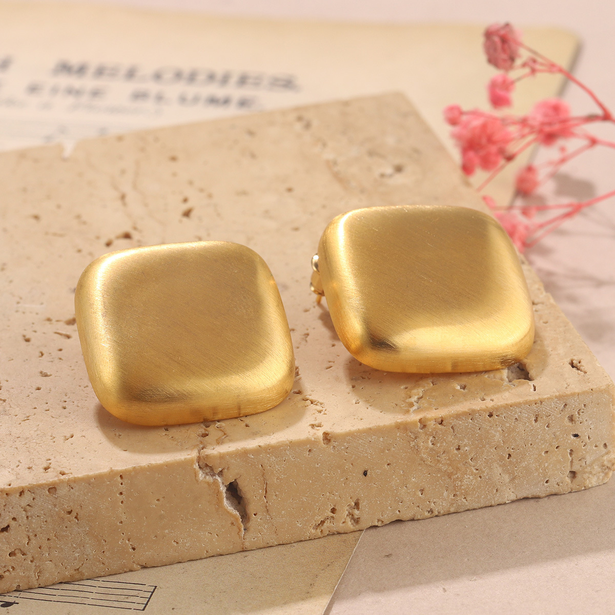 天然珍珠流苏欧美风气质时尚设计感饰品几何抛光高级夏季耳饰耳环详情45