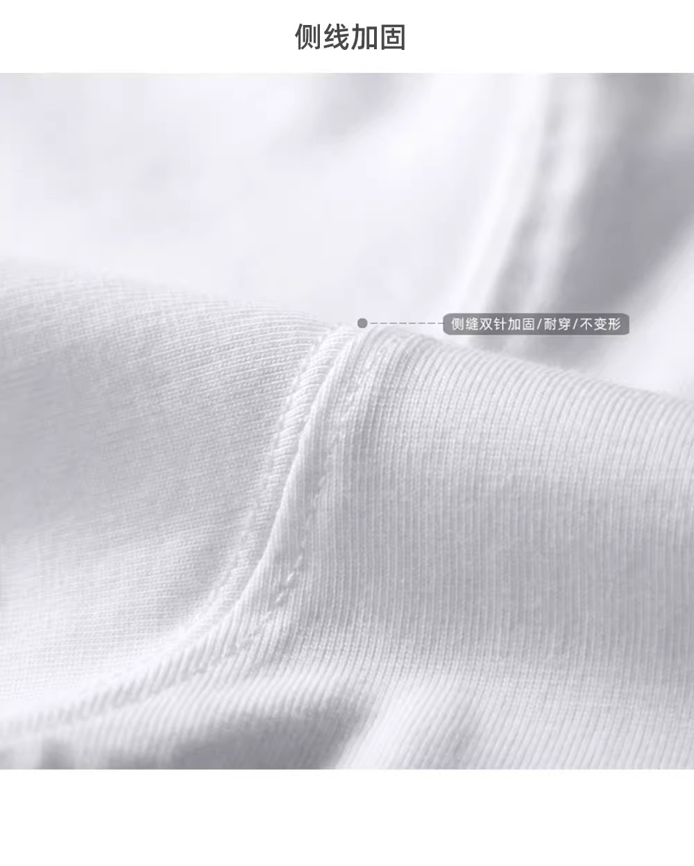 250g heavy-duty American pure cotton short-sleeved T-shirt, couple solid-color top, casual large-sized base layer, pure white T-shirt for men and women pic 27