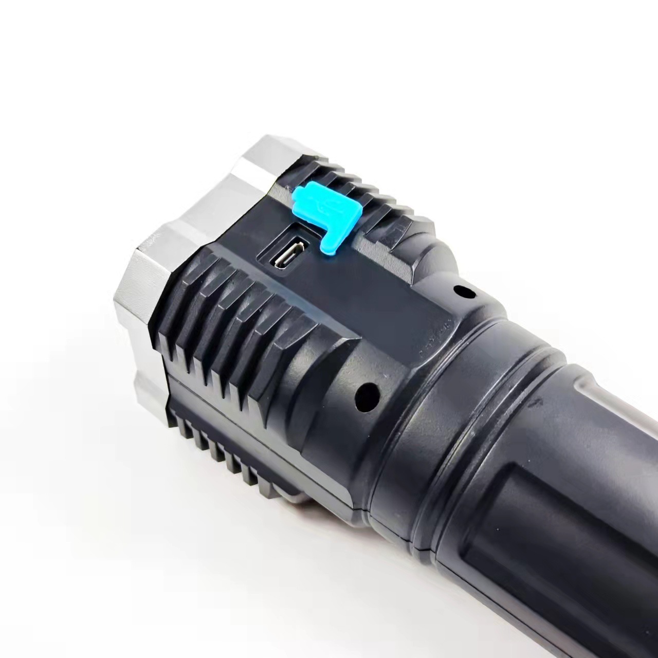 Wholesale of multi-functional outdoor LED high-intensity flashlight with battery level display, USB charging, COB side light flashlight pic 13