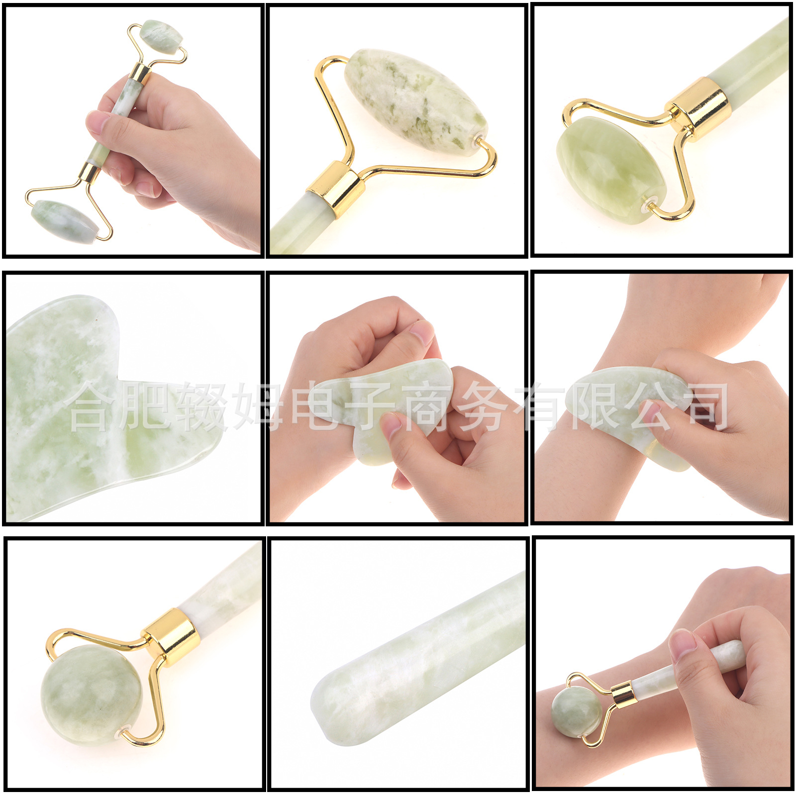 跨境岫玉甲翠玉石揉脸器按摩滚轮刮痧板厂家直销便携式经络刮痧按摩工具皮肤美容护理详情14