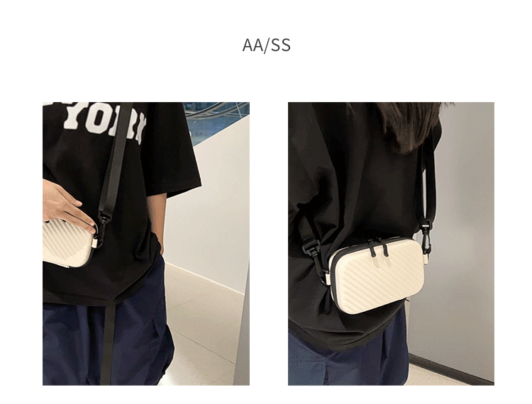 跨境时尚小挎包手机包硬壳盒子小方包通勤百搭单肩包潮流斜挎包详情3