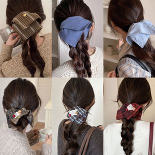 French 2025 new ballet-style large intestine hair band, cute bun hair tie, high-end hair tie, hair accessory and headwear pic 9