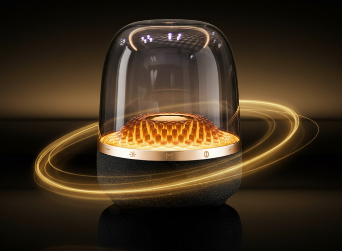 Manhamo Xuan Crystal 5 Audio System, fourth-generation hifih4 wireless Bluetooth subwoofer, Smart JH02 speaker pic 7