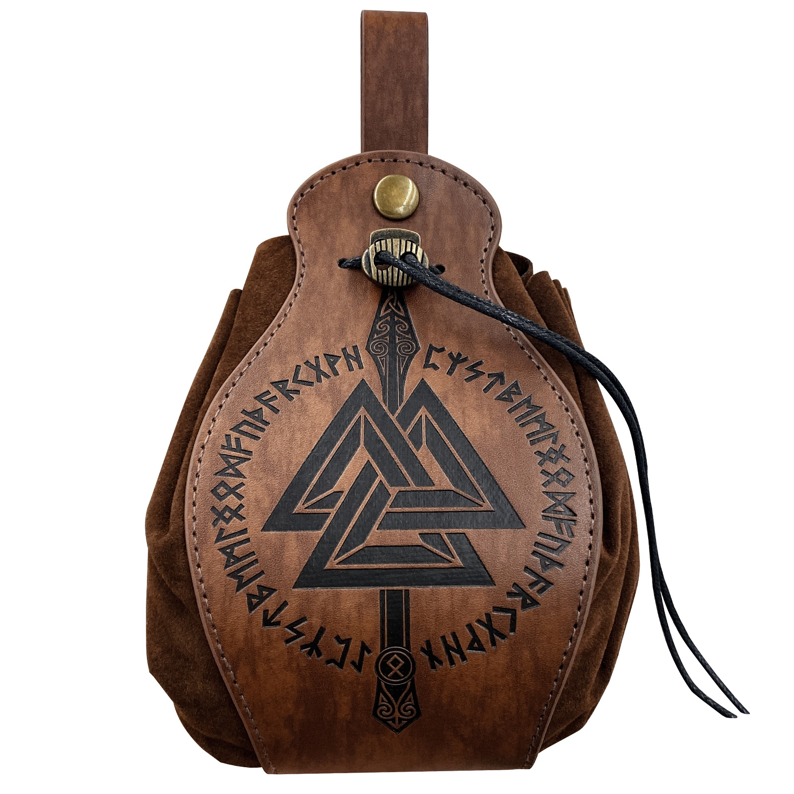 Cross-border multi-platform best-selling Vikings style medieval pocket bags that can be hung with belts, retro waist bags pic 24